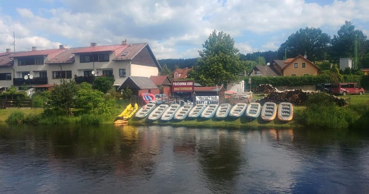 ADA lodě Vyšší Brod - půjčovna raftů a kanoí