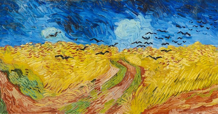 Vincent van Gogh: Pšeničné pole s vránami