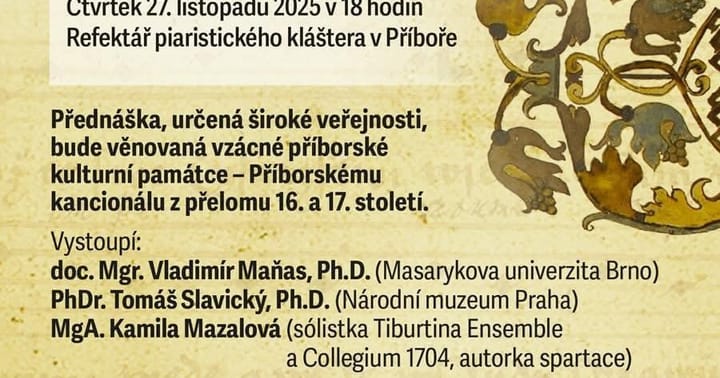 Příborský kancionál - hudba a dějiny v kontextu regionu