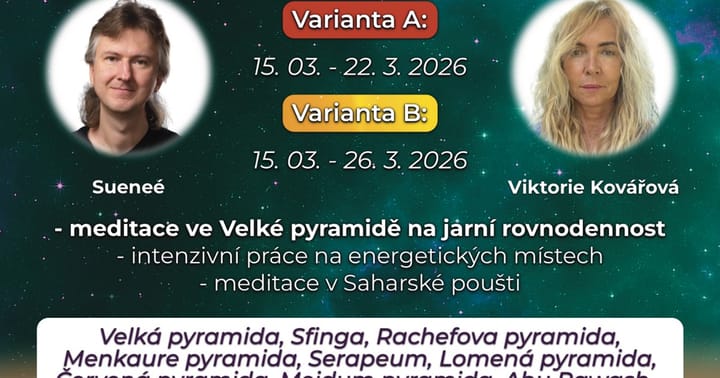 Mystická cesta Egyptem: PROBUZENÍ a Saharská poušť