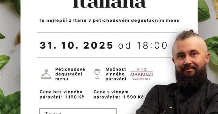 Degustační večer La Passione Italiana