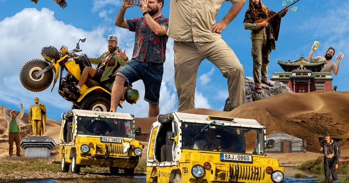 Žlutá žába pluje do Mongolska