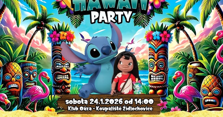 Havajská party pro děti ve stylu pohádky Lilo & Stitch