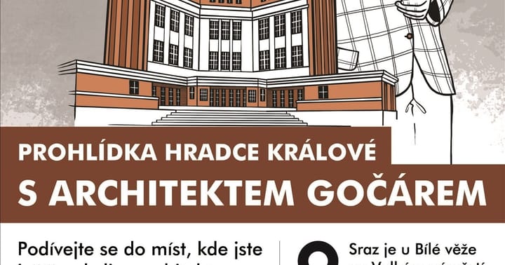Hradcem Králové s architektem Gočárem