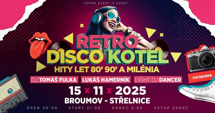 Retro Disko Kotel Broumov