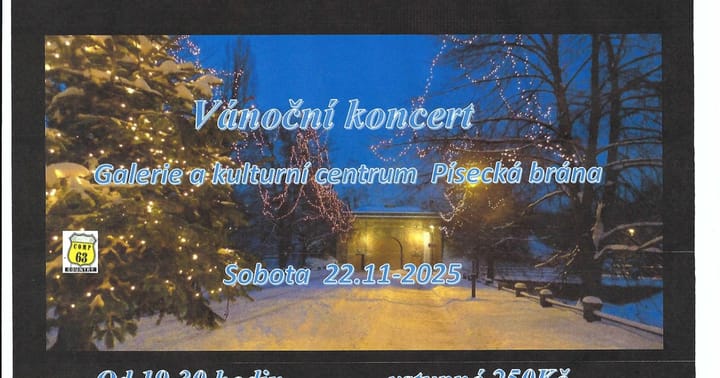 Vánoční koncert 63 Company   Písecká brána