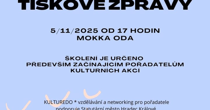 Kulturedo - Jak na psaní tiskové zprávy
