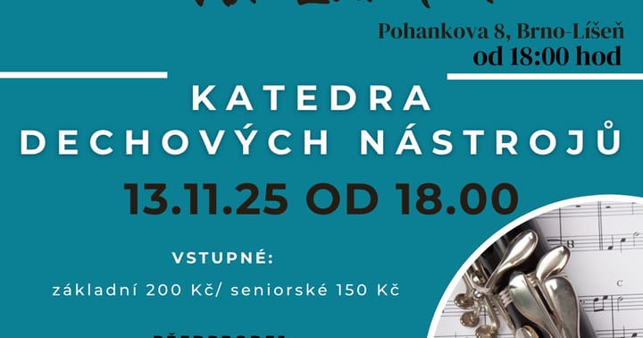 Klasická hudba na zámku - listopad (Katedra dechových nástrojů)
