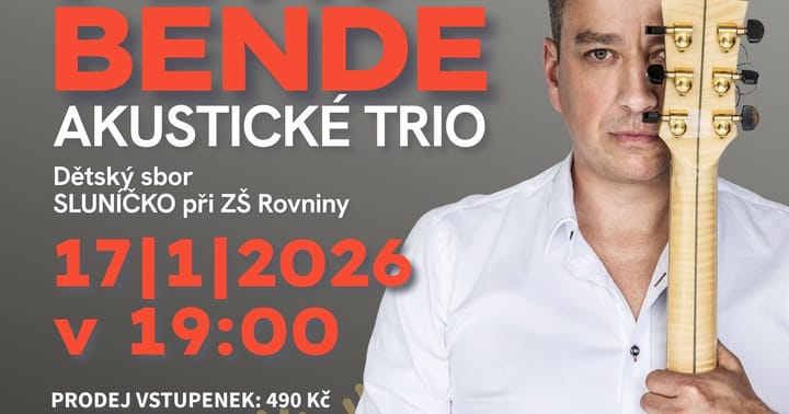 Novoroční koncert PETR BENDE akustické trio