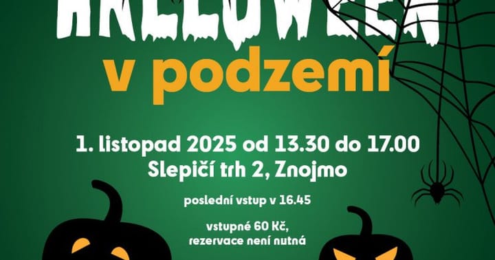 Halloween ve Znojemském podzemí