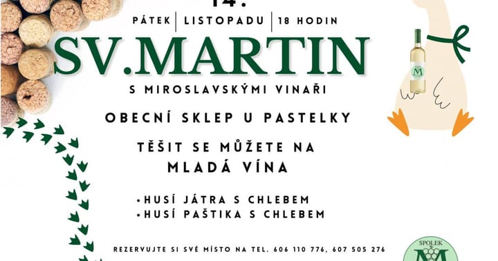 Sv. Martin s Miroslavskými vinaři