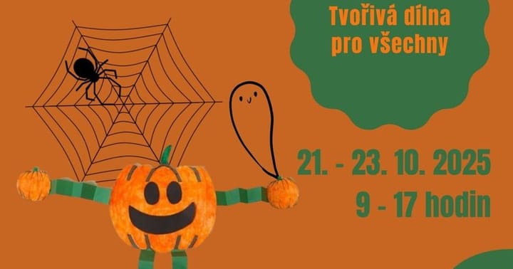 Plakát na dílničky říjen