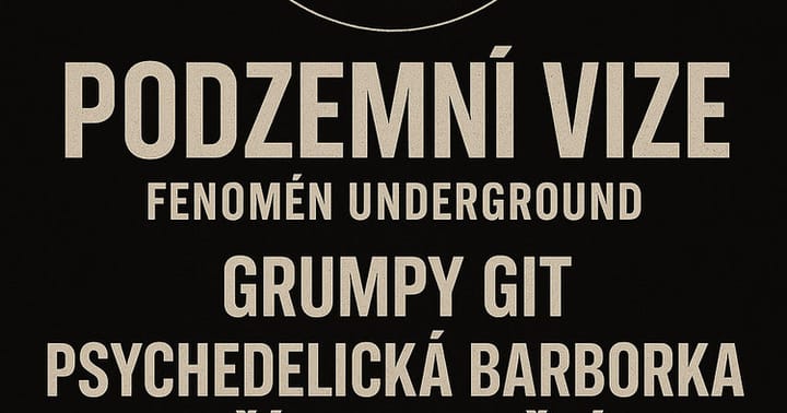 Podzemní vize plakát