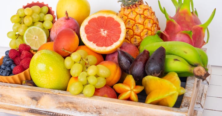 Pohled na exotické ovoce