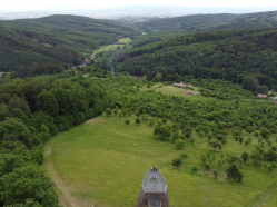 Rozhledna Salaš dron výhled
