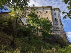Hrad Houska, pohled shora