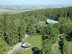 Pohled z vyhlídkové věže ZOO Olomouc.
