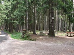 Hamry nad Sázavou, rozcestí U Křížku