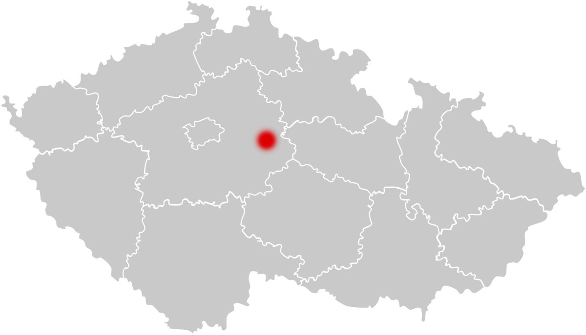 slepá mapa Kutná hora