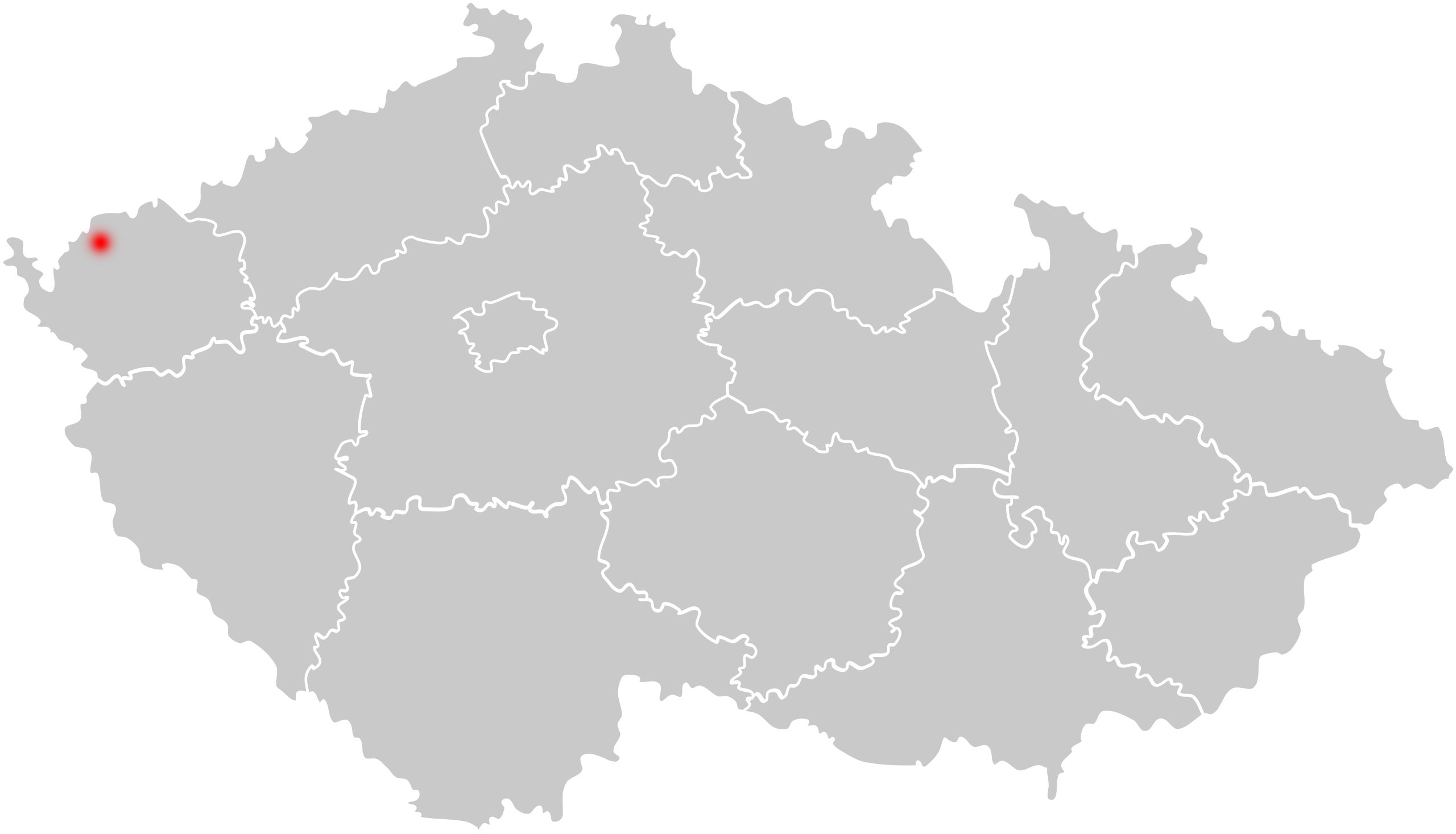 Slepá mapa Kraslice