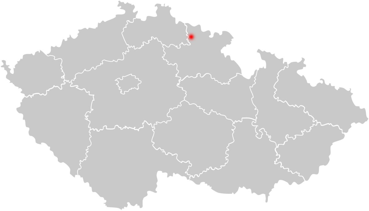 Slepá mapa Vrchlabí