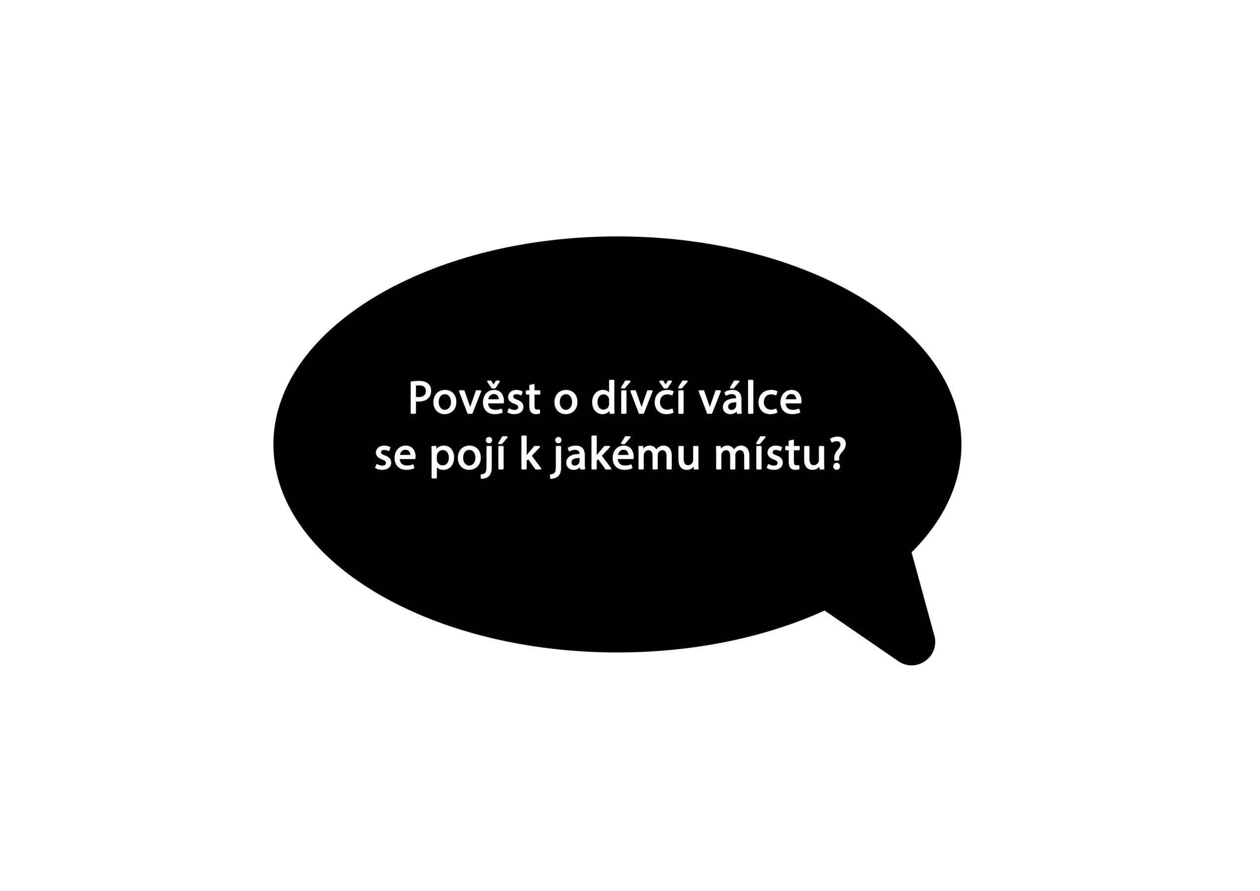 Pohled na bublinu s otázkou