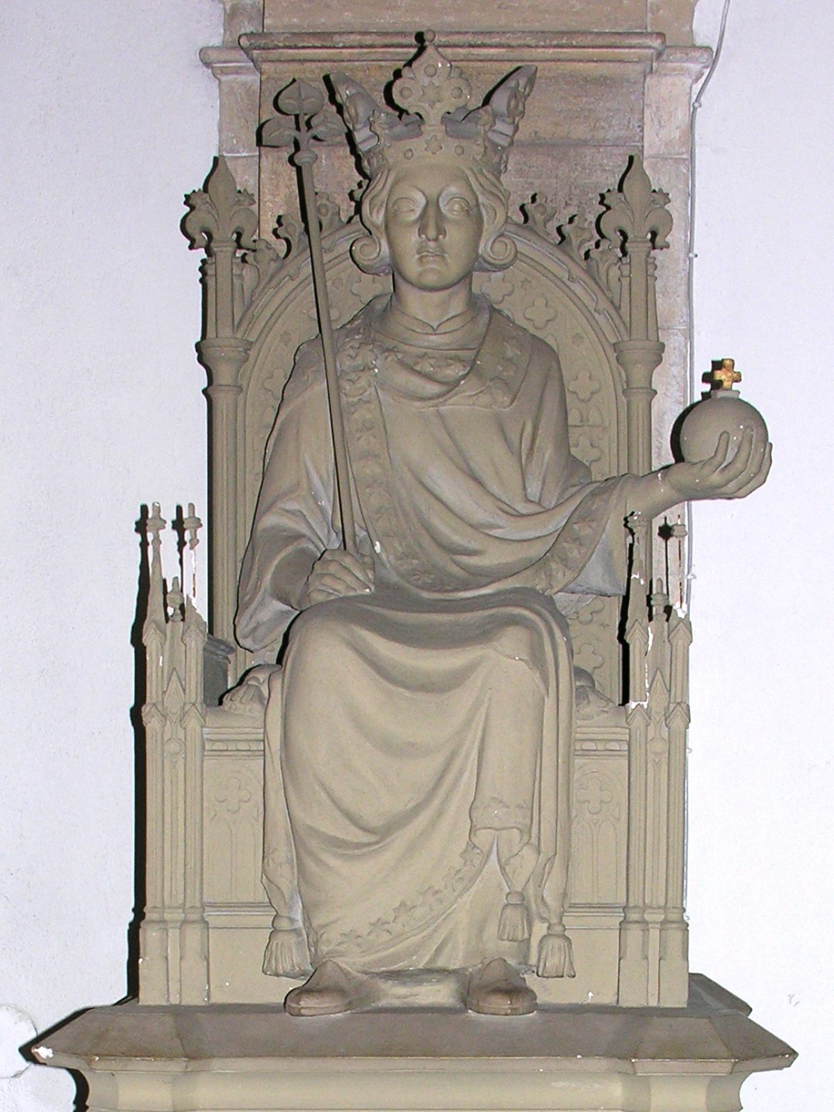 Socha Václava III. v Olomouci