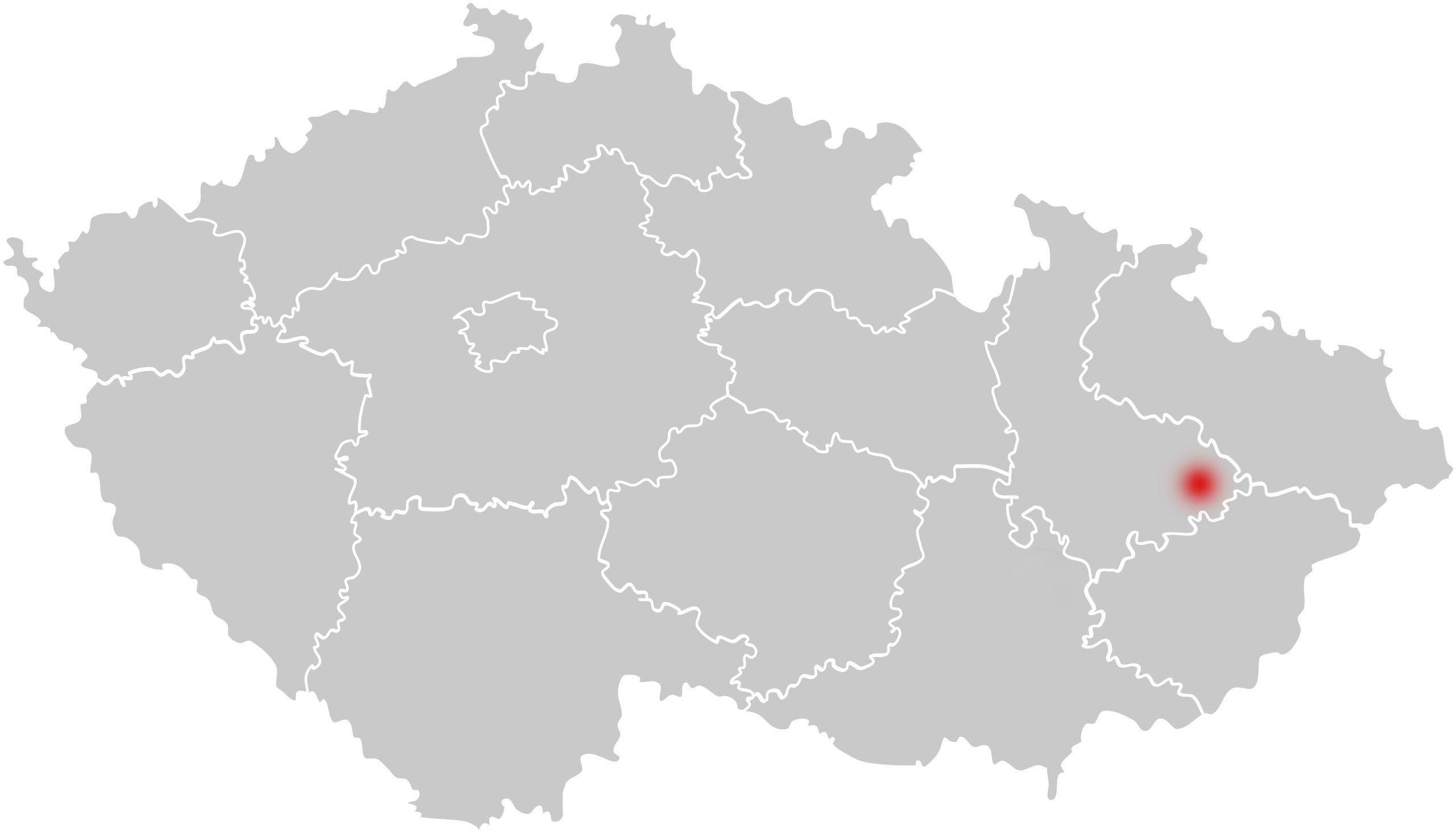 slepá mapa hrad Helfštýn