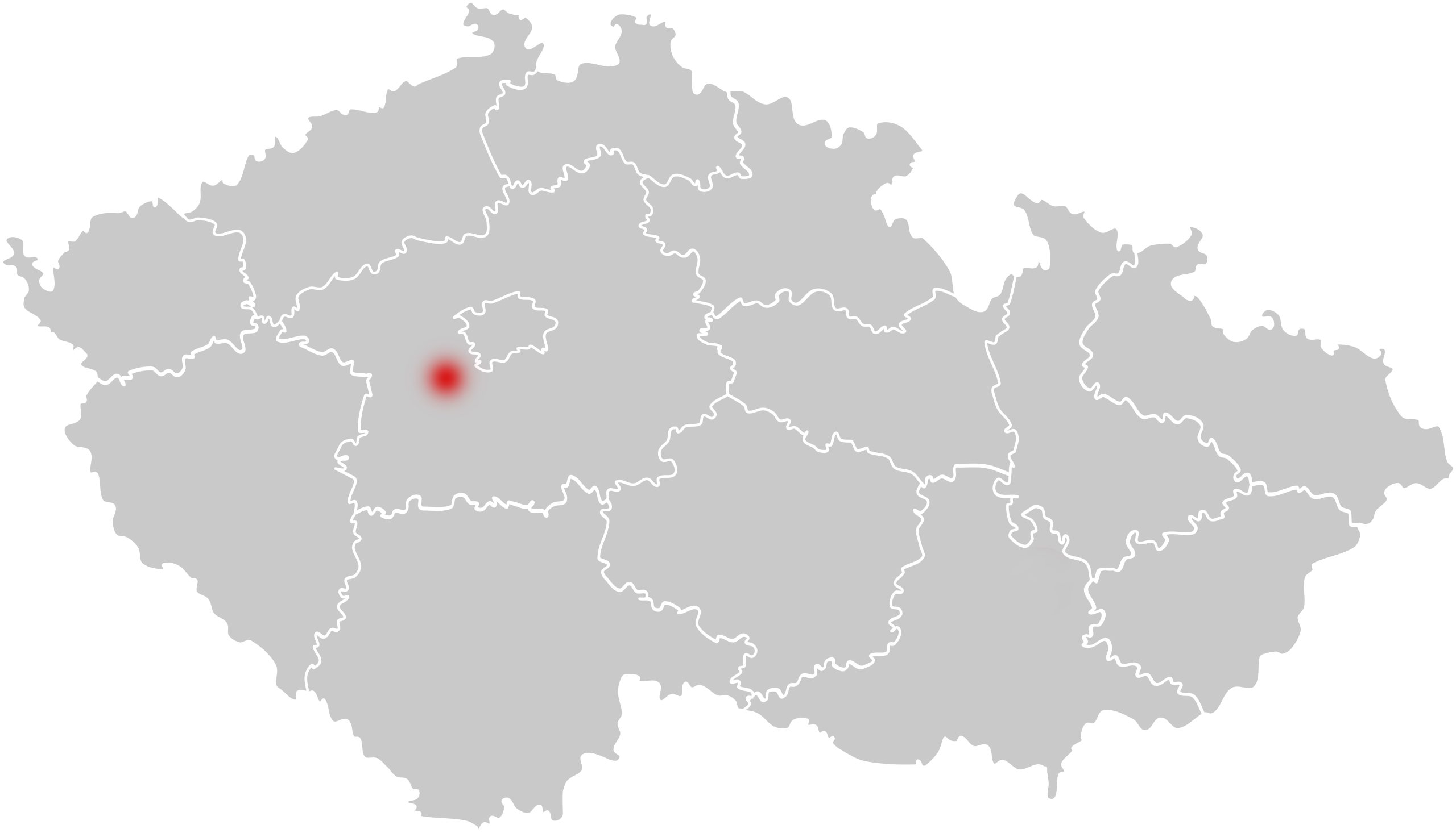 slepá mapa Karlštejn