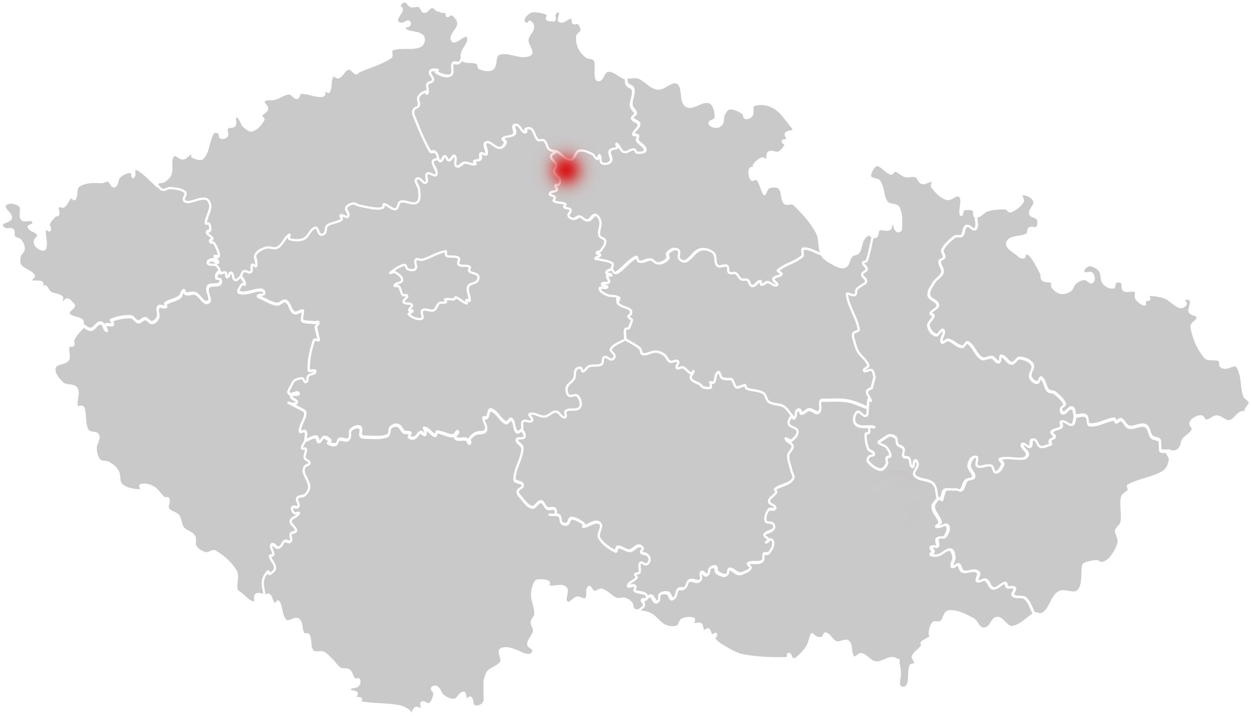 slepá mapa Kost
