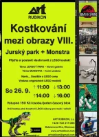 Kostkování s LEGEM. Stavění na téma Jurský park a monstra
