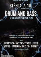 Drum and Bass studentská párty ve Zlíně