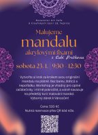 Malujeme mandalu akrylovými fixami