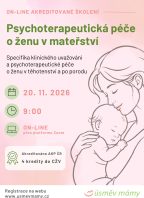 Psychoterapeutická péče o ženu v mateřství