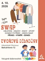 Tvořivé dílničky pro děti a výměnný bazárek SWAP