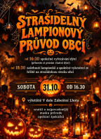 Strašidelný lampionový průvod obcí