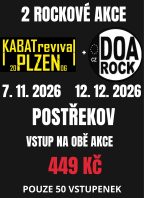 Kabát Revival + DOA Rock – zvýhodněná vstupenka