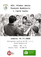XII. Přebor města České Budějovice v rapid šachu