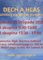 Dech a hlas: praktický a zážitkový workshop