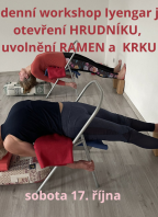 Otevření hrudníku, uvolnění ramen a krku: workshop Iyengar jógy